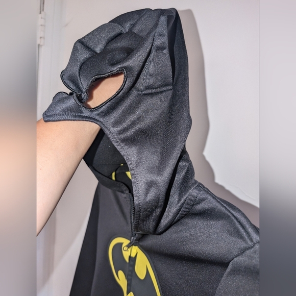 Jumping Beans Black and Yellow Superhero Kids Costume/Sweater. - Picture 5 of 5